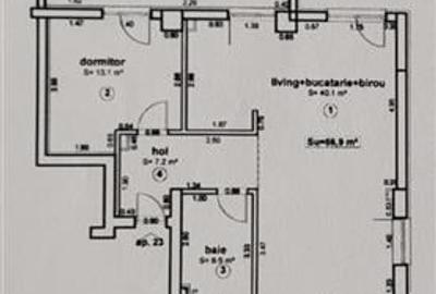 APARTAMENT 3 camere la alb, decomandat, in North Star Residence - 3