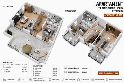 Apartament cu 4 camere în Central - 1