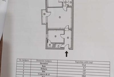 Apartament cu 2 camere semidecomandat în Sud - 2