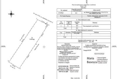 Teren de 833 mp, în Predești - 1