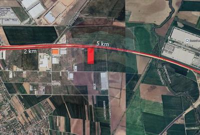Teren intravilan pentru logistica sau depozitare - langa A1/A0 - 2