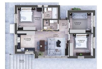 Vila moderna***4 camere***cu gradina//Cartier rezidential Corbeanca - 21