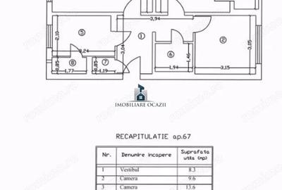 Apartament cu 3 camere decomandat în Giurgiului