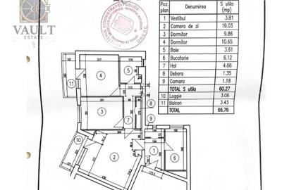 Apartament cu 3 camere semidecomandat, mobilat în Tineretului - 1