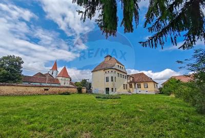 Fosta scoala saseasca semnata de Fritz Balthes - Bruiu, Sibiu - 1