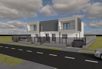 Duplex cu 4 camere cu Teren 600 Mp în Moșnița Veche - 1