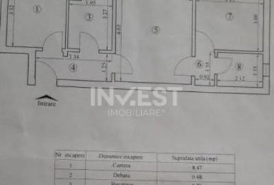 Apartament 3 camere - etajul 1 - Baza 3 - 3