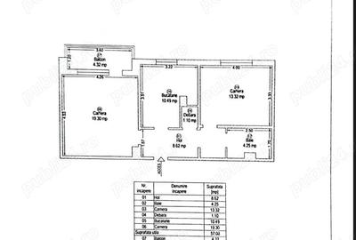 NEGOCIABIL!!! centrala Proprie, decomandat, 57MP utili - reali, bloc dupa 1985. Mobilat si Utilat - 11