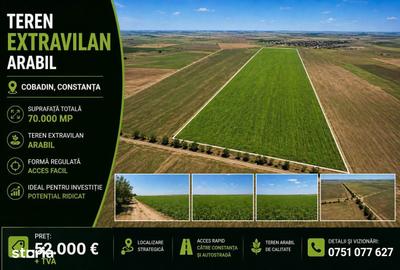 Teren de 70000 mp, în Cobadin - 1