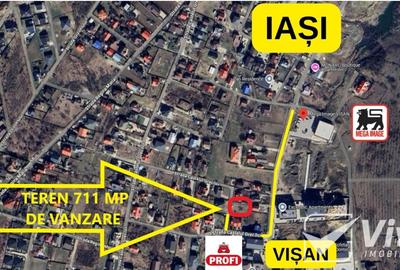 Teren Construcții intravilan de 711 mp, în Vișani