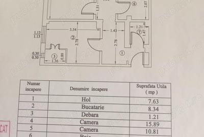 Apartament cu 2 camere decomandat în Central - 7