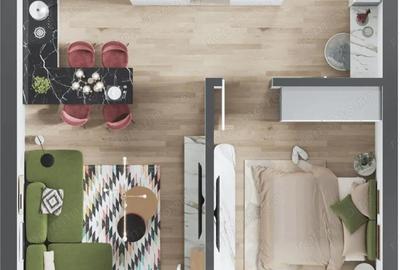 Apartament cu 2 camere decomandat în Iosia - 5