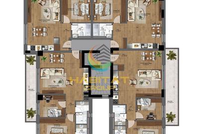 Apartament cu 3 camere în Eminescu - 11