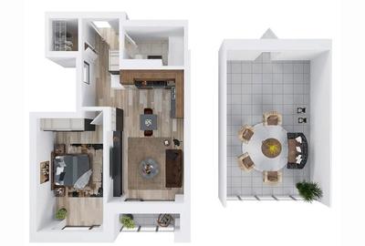 Apartament cu 2 camere în Central - 5