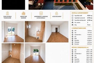 Apartament cu 3 camere semidecomandat în Nufărul - 16