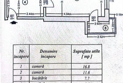 Apartament 2 camere, 59 mp, Decomandat , 1 Decembrie 1918 - 1