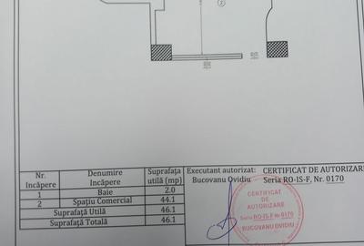 Spațiu comercial, de 46 mp, în Central - 1