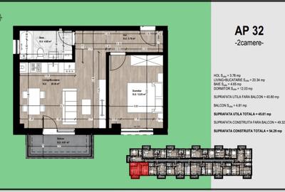 Apartamente 1 si 2 camere Otopeni | str Avram Iancu | Reducere 10% - 22
