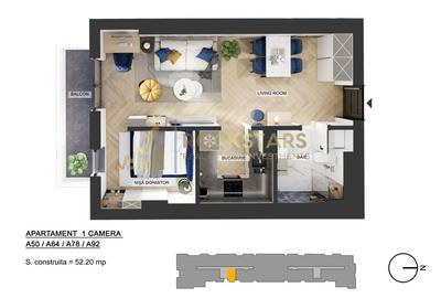 Studio | My Place | Pipera | 47mpsc | TVA 9% - 4