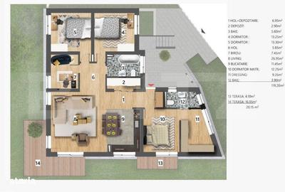 Casă cu 4 camere semidecomandat cu Teren 160 Mp în Iris