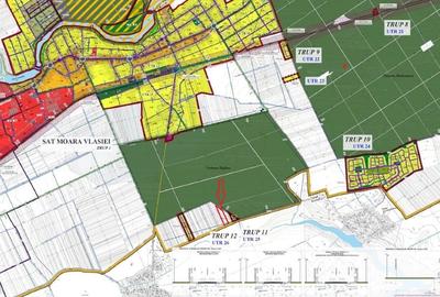 Teren agricol extravilan de 12100 mp, în Moara Vlăsiei - 2