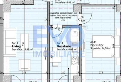 Apartament cu 2 camere decomandat în Galata - 10