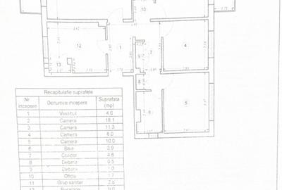 Vand apartament 4 camere, decomandat, etaj 1 - Rahova, Sos.Salaj - 10