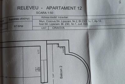 Apartament cu 3 camere decomandat în Central