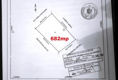 Vanzare teren de COLT 682mp Strada Dealului nr.1 Sat Lilieci - Sinesti  Ialomita - 2