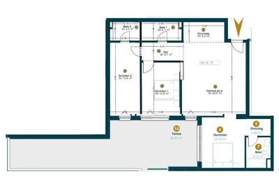 Apartament 4 camere bloc nou zona Intre Lacuri - 3