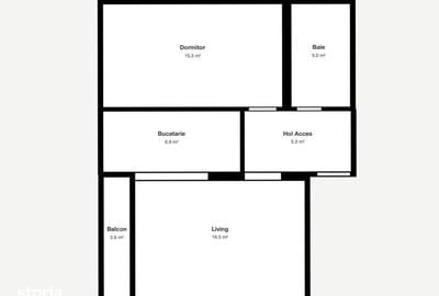 Apartament cu 2 camere în Dumbrăvița - 1