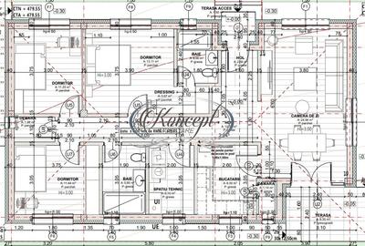 Casă individuală cu 4 camere cu Canalizare în Chinteni - 16