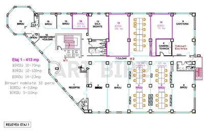 Zero comision, 110-413mp birou Aviatiei, arhitectura aparte, 8' [M] - 13