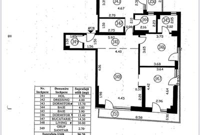 Apartament de 3 cam - 110 mp - in bloc din 2022 la 5 min de Piata Victoriei - 15