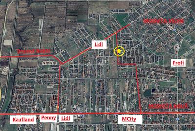 Teren Construcții intravilan de 511 mp, în Moșnița Nouă - 2
