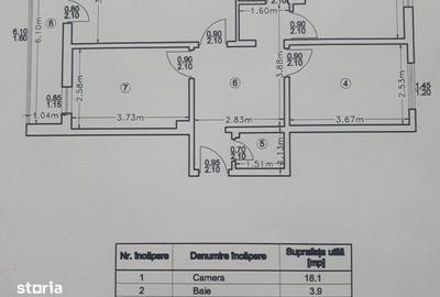 Apartament cu 3 camere în Galata - 1