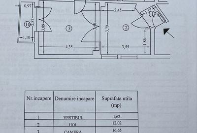 Apartament cu 2 camere decomandat în Vitan
