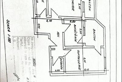Apartament cu 2 camere în Ultracentral