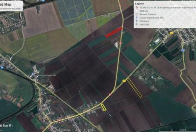 Teren extravilan de 10449 mp, în Berceni - 2