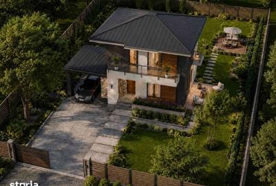Casă cu 5 camere cu Teren 600 Mp în Balotești