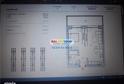 Apartament cu 2 camere în Central