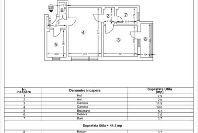 Apartament cu 2 camere semidecomandat în Tomis II