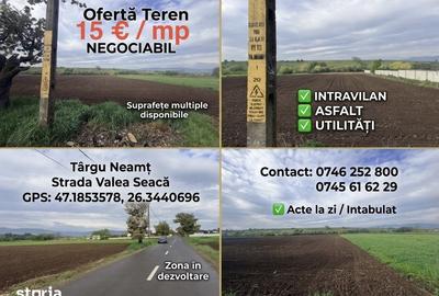 Teren de 3770 mp, în Central