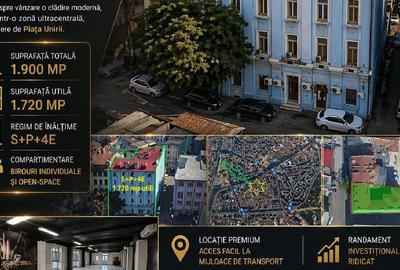 Birou, de 1,720 mp, în Ultracentral