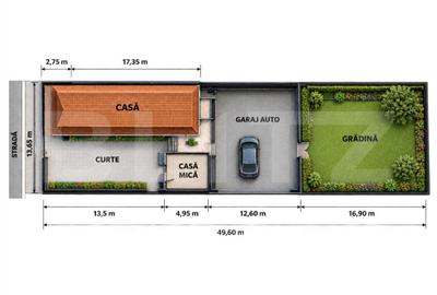 Casă cu 3 camere cu Teren 680 Mp în Gheorgheni