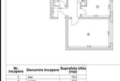 Apartament cu 3 camere decomandat în Central - 1