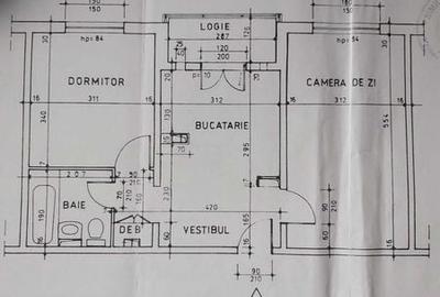 Apartament cu 2 camere decomandat în Chișinau