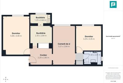 Apartament cu 3 camere în Alfa - 8