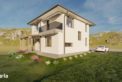 Casă cu 5 camere cu Teren 500 Mp în Chinteni