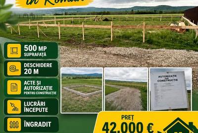 Teren intravilan de 500 mp, în Est
